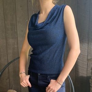Cowl neck tank